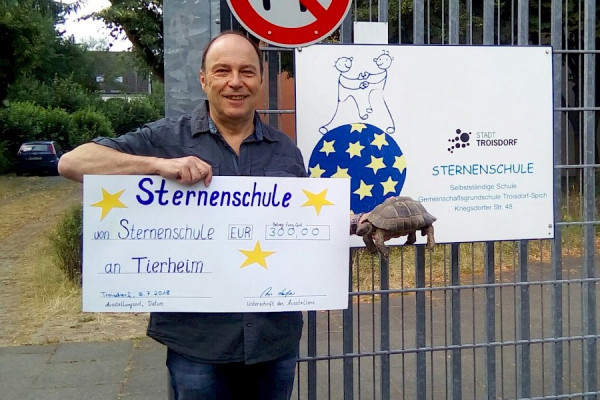 Sponsorenlauf der GGS Sternenschule in Spich zugunsten unserer Tiere