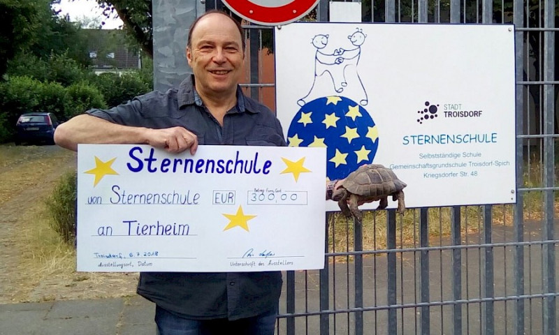 Sponsorenlauf der GGS Sternenschule in Spich zugunsten unserer Tiere