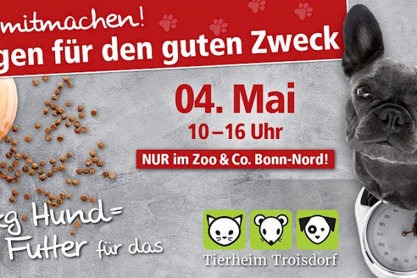 Wiegeaktion bei Zoo & Co zugunsten unserer Tiere