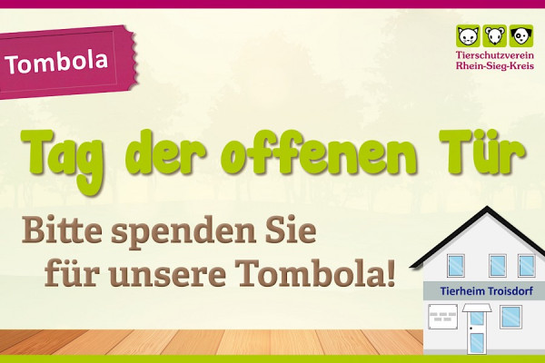 Bitte spenden Sie für unsere Tombola
