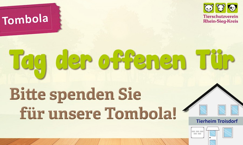 Bitte spenden Sie für unsere Tombola