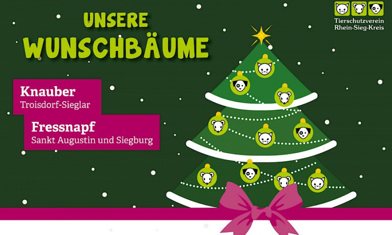 Wunschbaumaktion zugunsten unseres Tierheims