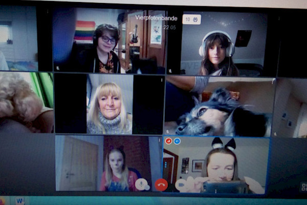 Treffen der Jugendgruppe Februar 2021 - Zweites Online-Meeting