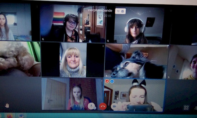 Treffen der Jugendgruppe Februar 2021 - Zweites Online-Meeting