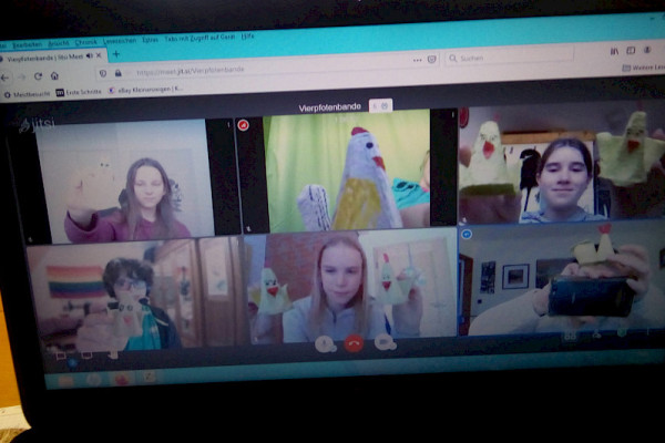 Treffen der Jugendgruppe März 2021 - Drittes Online-Meeting