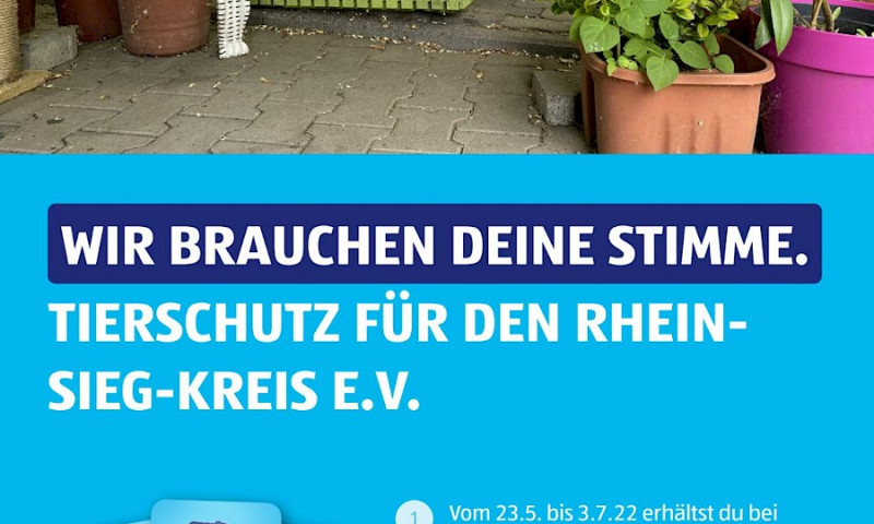 Unterstützen Sie uns bei der Aldi-Spendenaktion